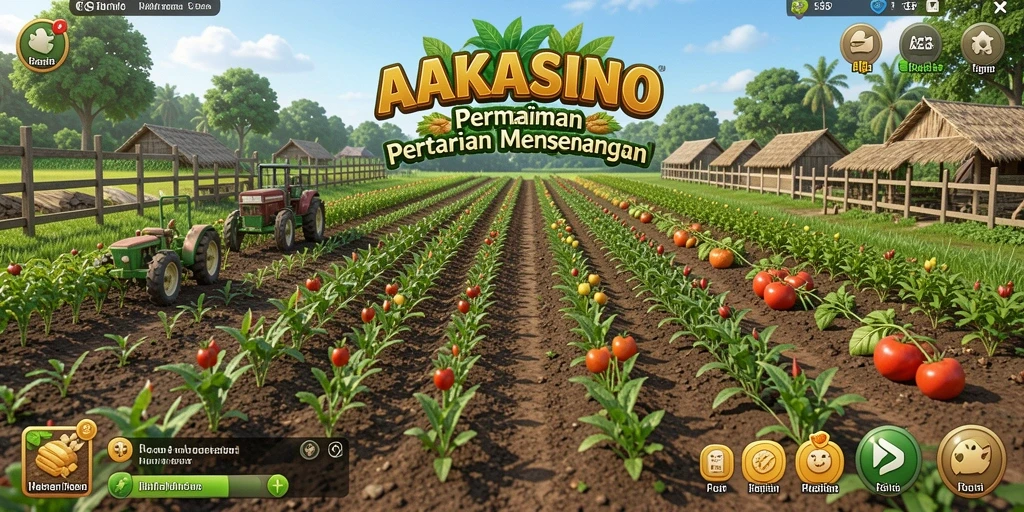 Tampilan menawan dari gameplay pertanian AAKASINO yang mengasyikkan.