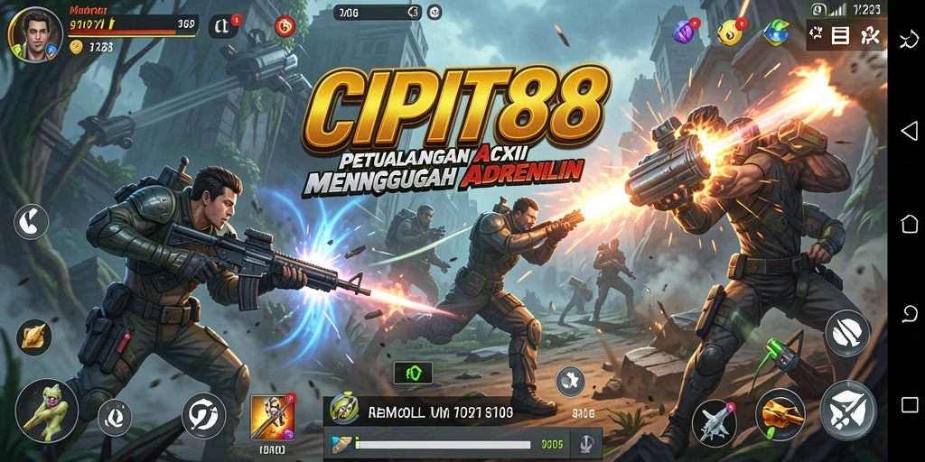 Tampilan seru dari gameplay aksi di CIPIT88.
