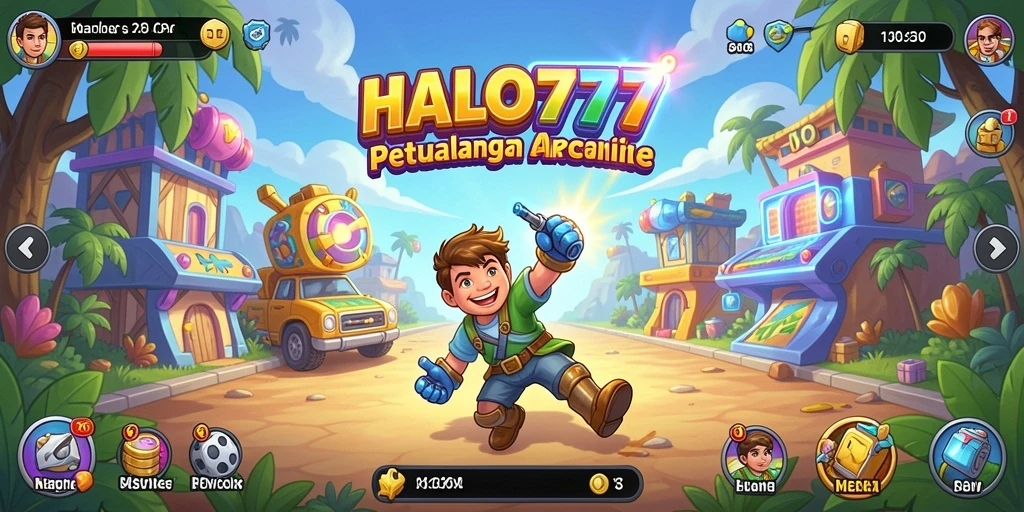 Tampilan gameplay menarik dari HALO777 yang penuh aksi.