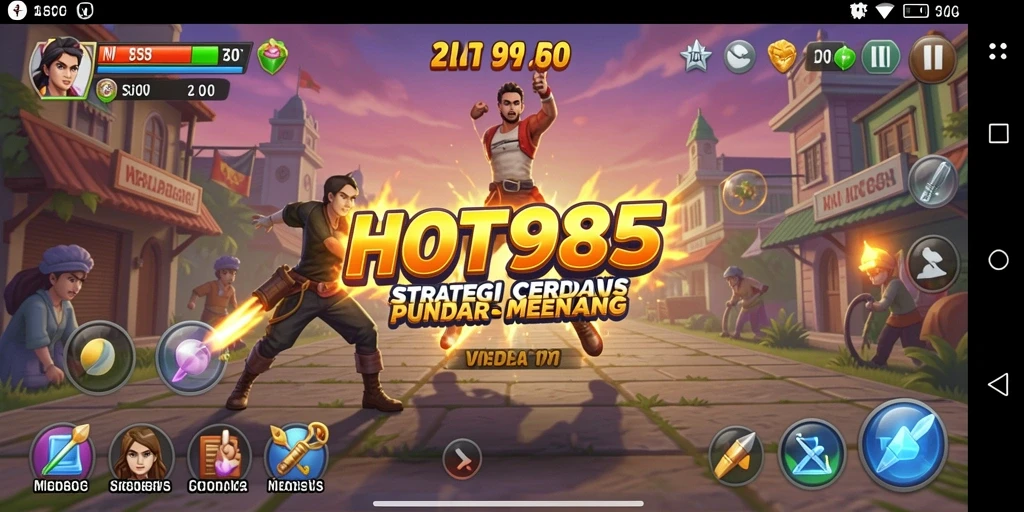 Tampilan menarik dari gameplay HOT985 yang seru dan strategis.
