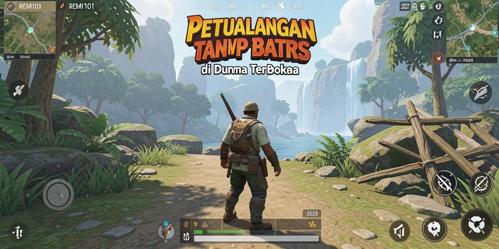 Screenshot utama REMI101 menampilkan gameplay dunia terbuka yang mendebarkan.