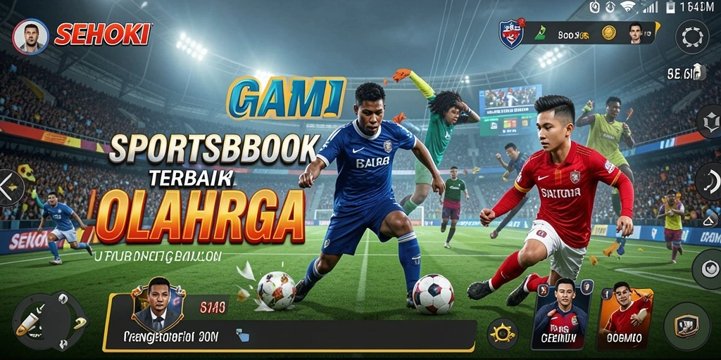 Tangkapan layar SEHOKI menampilkan antarmuka sportsbook yang menarik dan informatif.