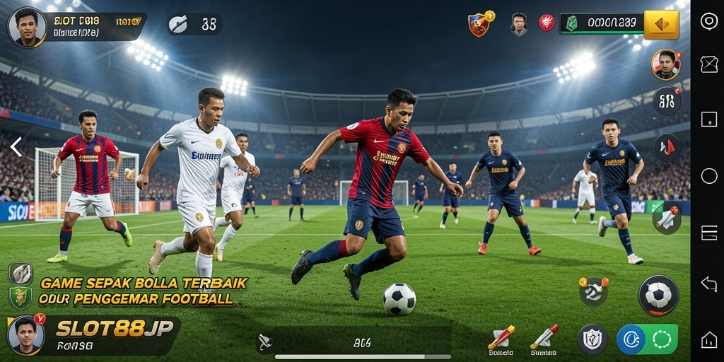 Tangkapan layar dari gameplay mendebarkan SLOT88JP yang menunjukkan aksi di lapangan.