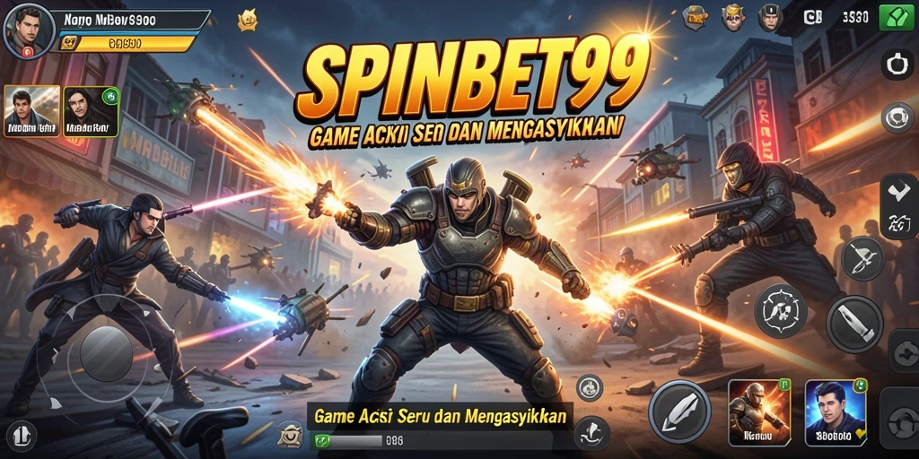 Tampilan aksi seru dan mendebarkan di SPINBET99.