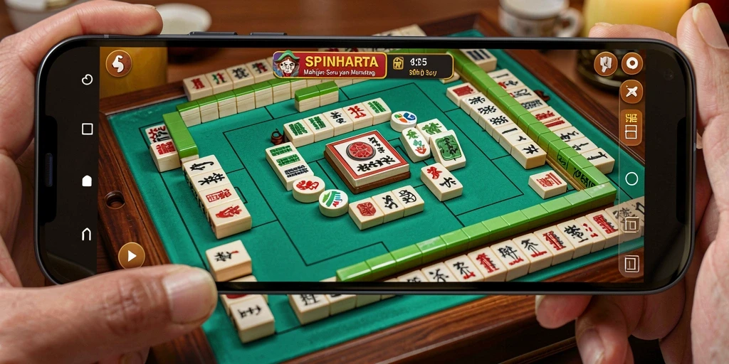 Tampilan gameplay SPINHARTA yang menarik dan menantang.