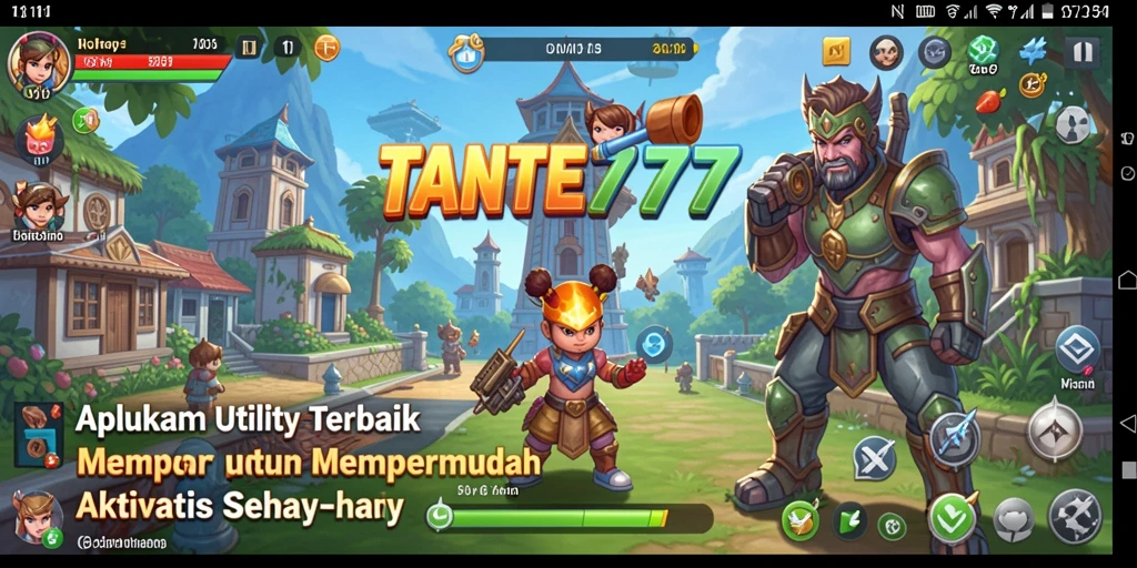 Tampilan interface intuitif dari TANTE777 memudahkan pengguna.