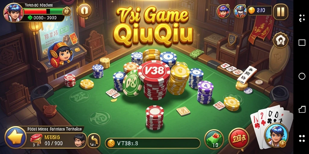 Tampilan gameplay QiuQiu yang seru di VT38.