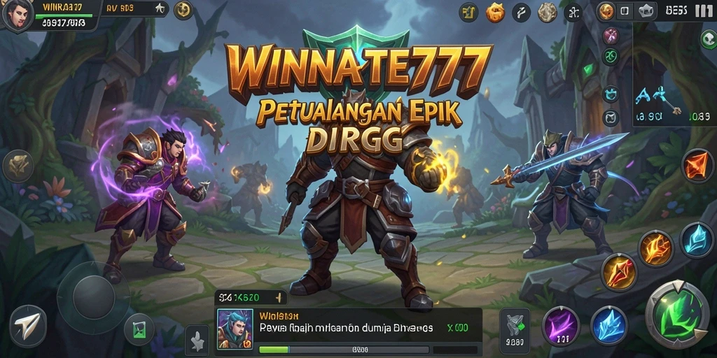 Screenshot menunjukkan aksi seru dalam pertempuran ARPG.
